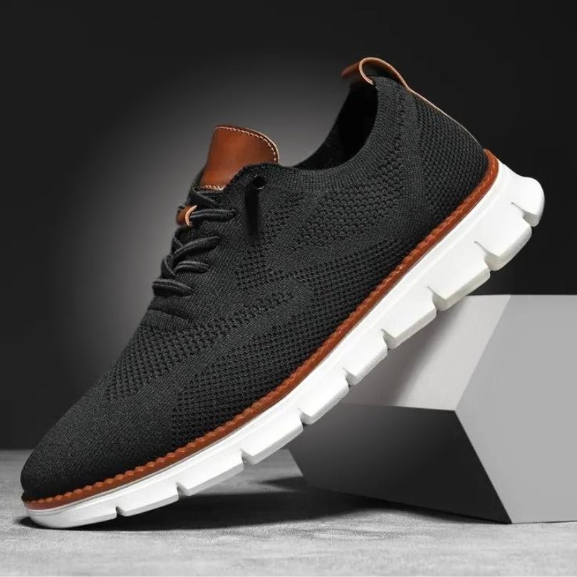 Hommfer - Chaussures Homme Flexeno en Maille Respirante avec Semelles Amortissantes pour un Confort Toute la Journée - Hommfer