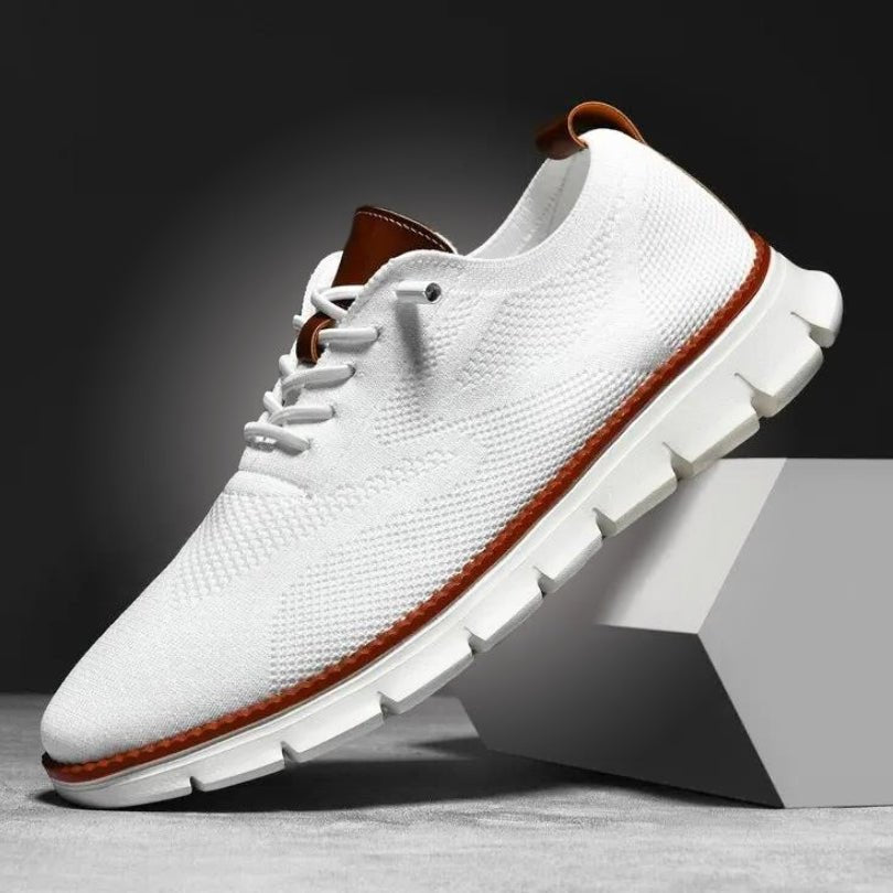 Hommfer - Chaussures Homme Flexeno en Maille Respirante avec Semelles Amortissantes pour un Confort Toute la Journée - Hommfer