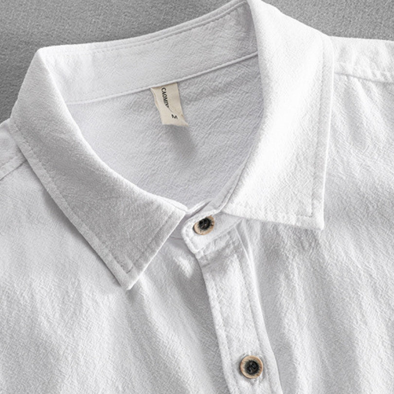 Hommfer - Chemise Tono en Lin et Coton - Style Japonais Raffiné - Hommfer