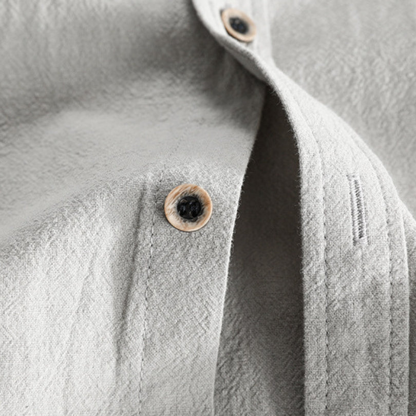 Hommfer - Chemise Tono en Lin et Coton - Style Japonais Raffiné - Hommfer