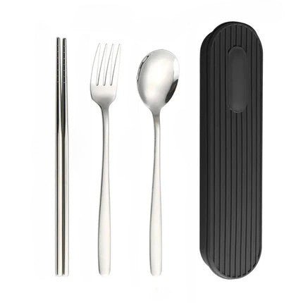 Hommfer – Coffret de Couverts en Acier Inoxydable 3 Pièces avec Boîte - Hommfer