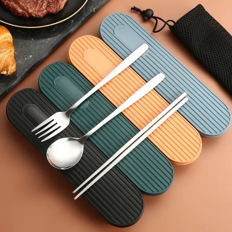 Hommfer – Coffret de Couverts en Acier Inoxydable 3 Pièces avec Boîte - Hommfer