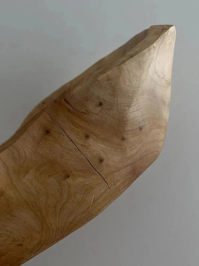 Hommfer – Coupe à Fruits en Bois Naturel Sculpté - Hommfer