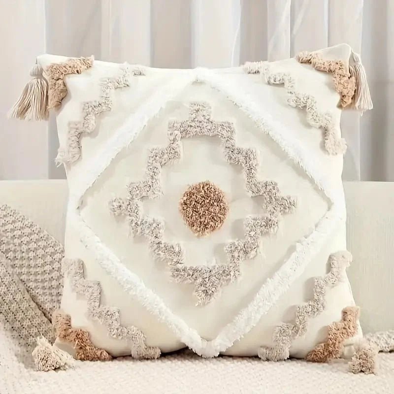 Hommfer – Coussin Bohème à Franges - Hommfer