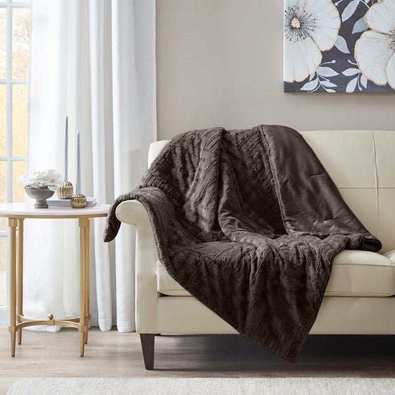 Hommfer – Couverture en duvet synthétique ultra douce pour la chambre - Hommfer