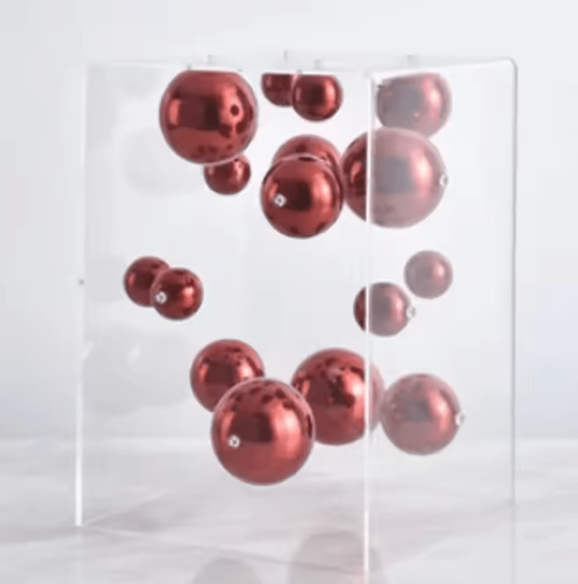 Hommfer – Cube Décoratif Art Sphères Flottantes - Hommfer