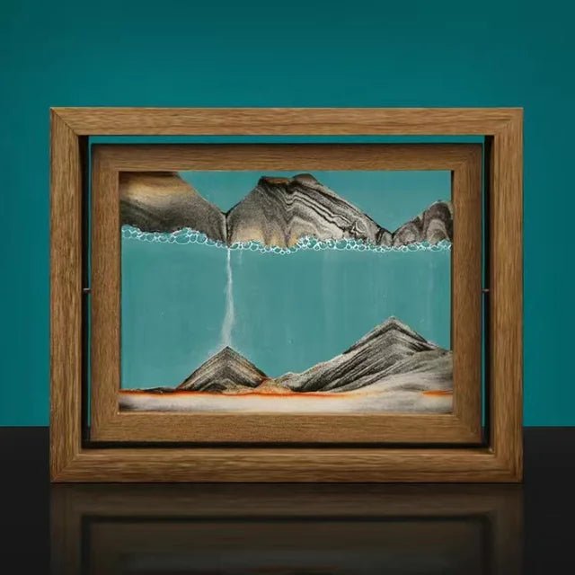 Hommfer – Décoration de sable rotative en verre pour un intérieur élégant - Hommfer