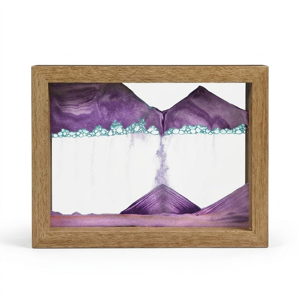 Hommfer – Décoration de sable rotative en verre pour un intérieur élégant - Hommfer