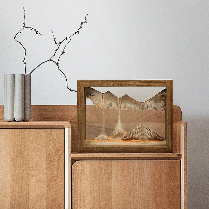 Hommfer – Décoration de sable rotative en verre pour un intérieur élégant - Hommfer