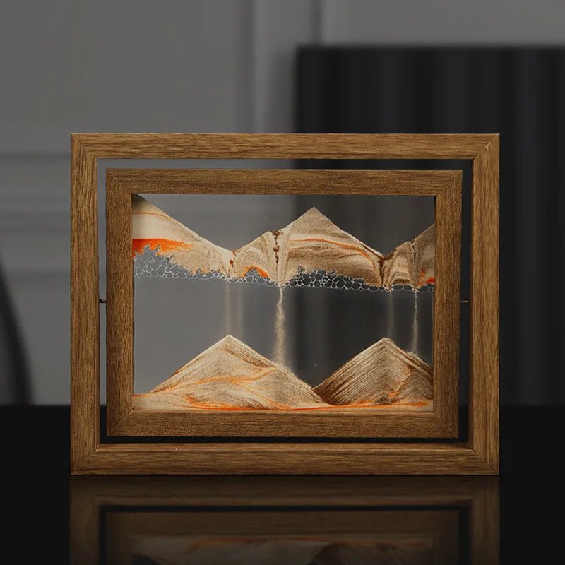 Hommfer – Décoration de sable rotative en verre pour un intérieur élégant - Hommfer