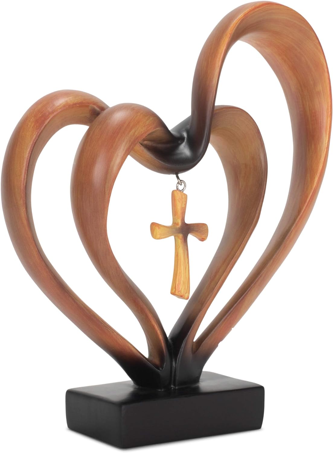 Hommfer – Décoration de Table Cœur Entrelacé et Croix - Hommfer