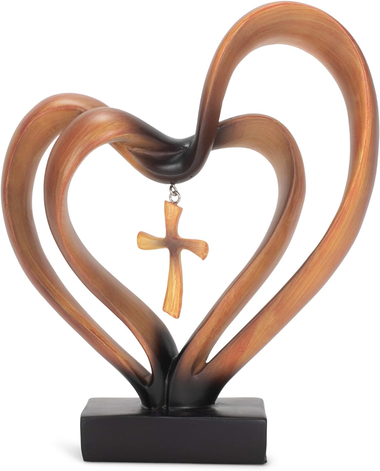 Hommfer – Décoration de Table Cœur Entrelacé et Croix - Hommfer
