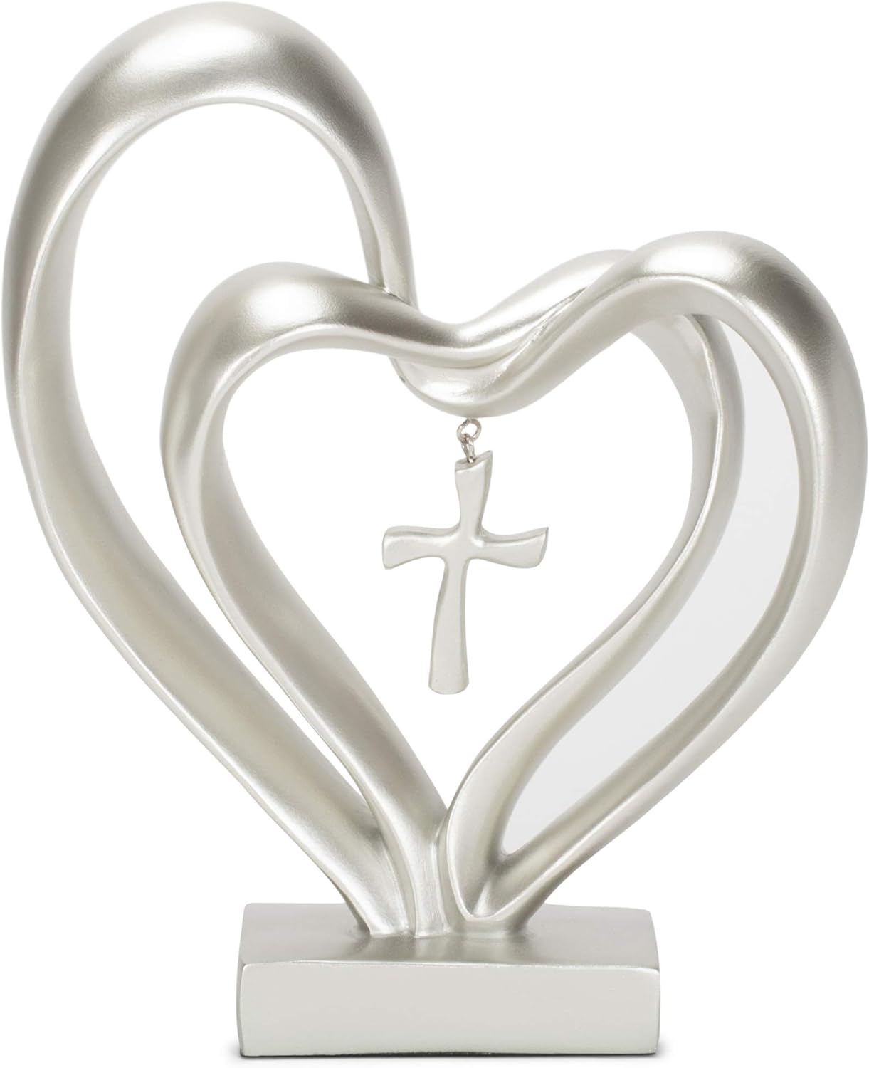 Hommfer – Décoration de Table Cœur Entrelacé et Croix - Hommfer