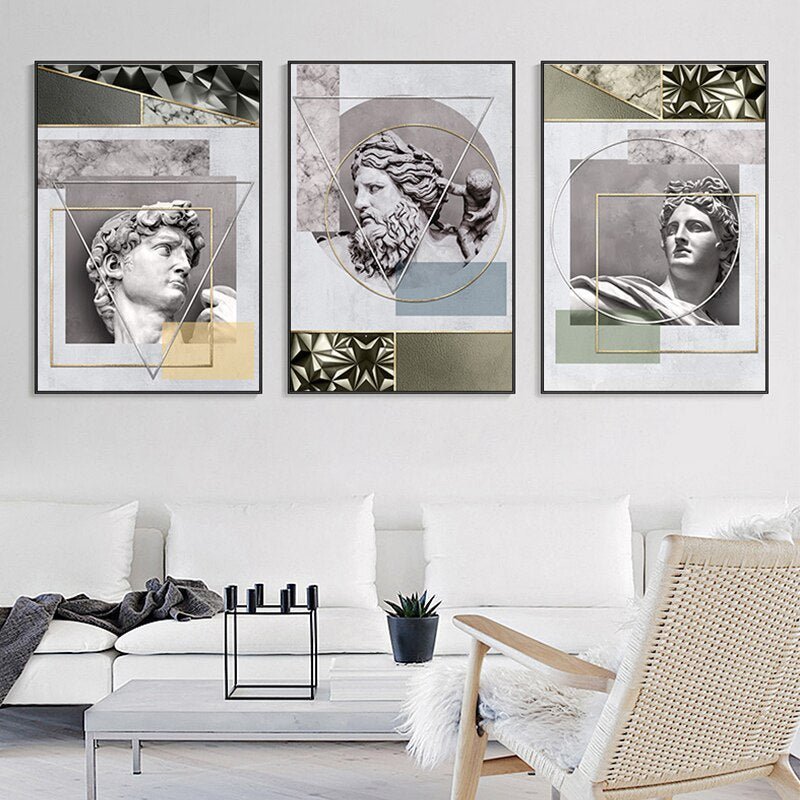 Hommfer – Décoration Murale Abstraite Inspirée des Dieux Antiques - Hommfer