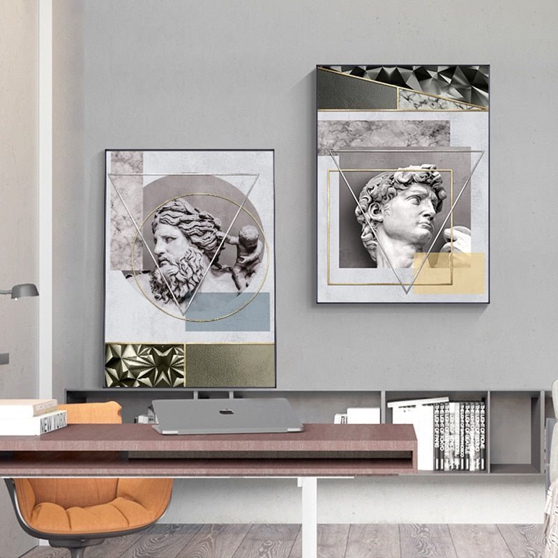 Hommfer – Décoration Murale Abstraite Inspirée des Dieux Antiques - Hommfer