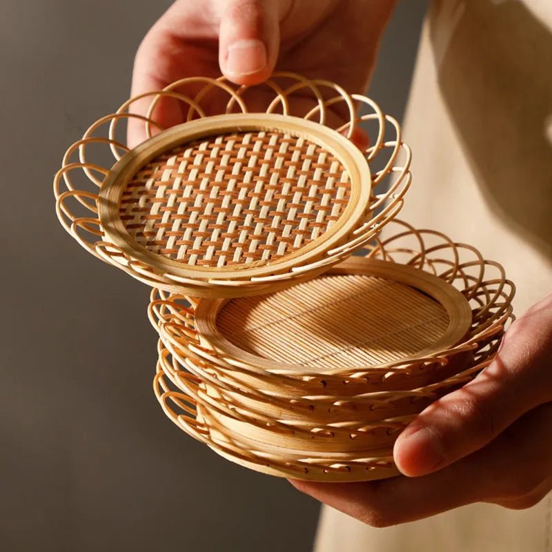 Hommfer – Dessous de Verre en Bambou Tressé Hutton - Hommfer