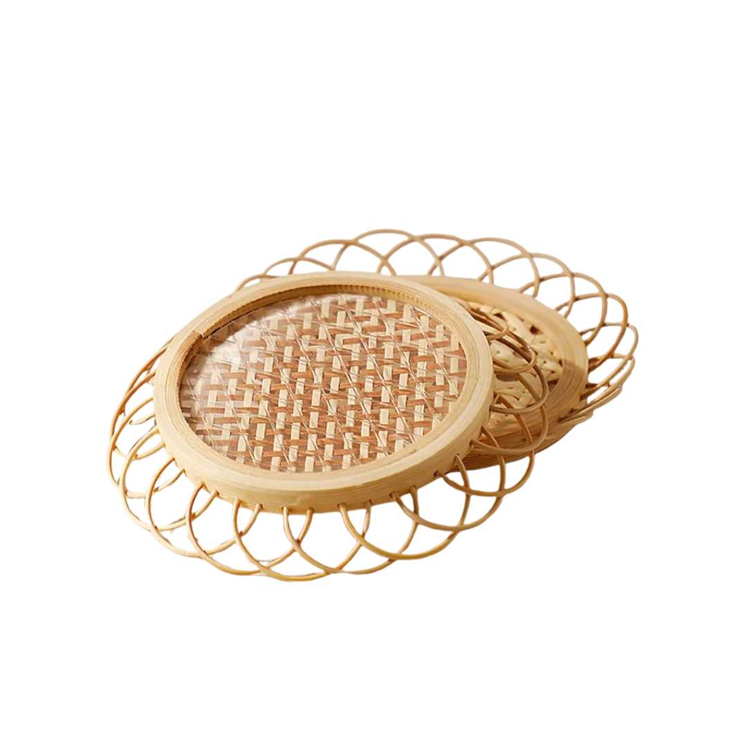 Hommfer – Dessous de Verre en Bambou Tressé Hutton - Hommfer