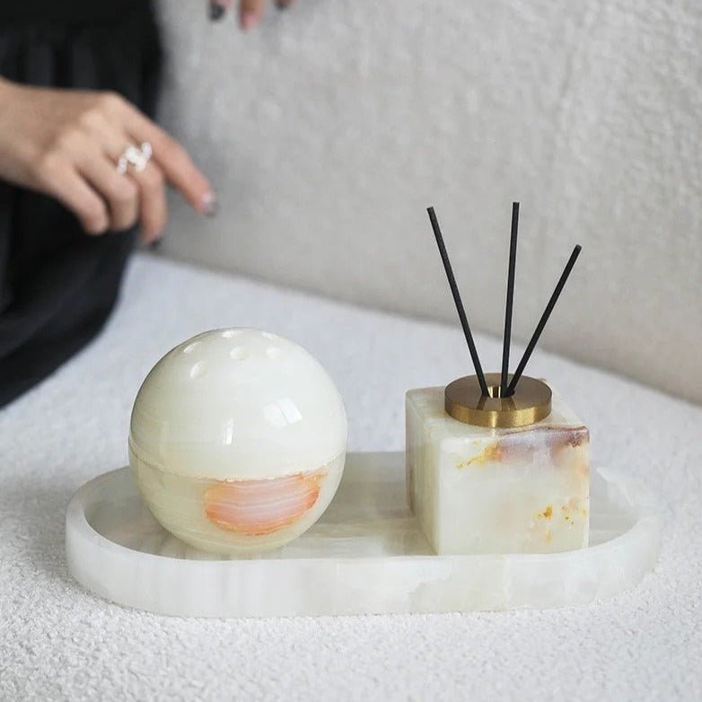 Hommfer – Diffuseur en Marbre Fait Main pour le Salon - Hommfer