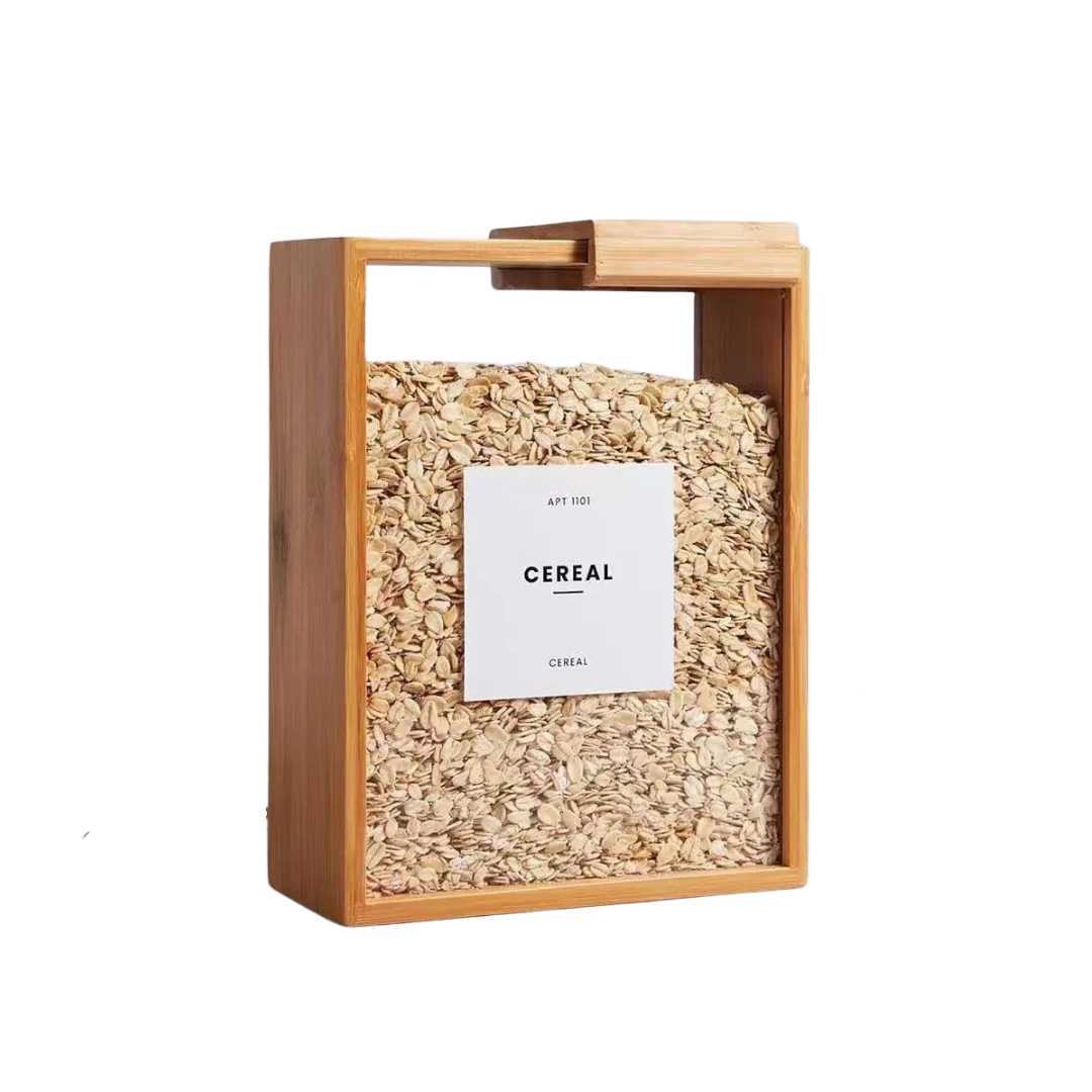 Hommfer – Distributeur de Céréales en Bambou 2L - Hommfer