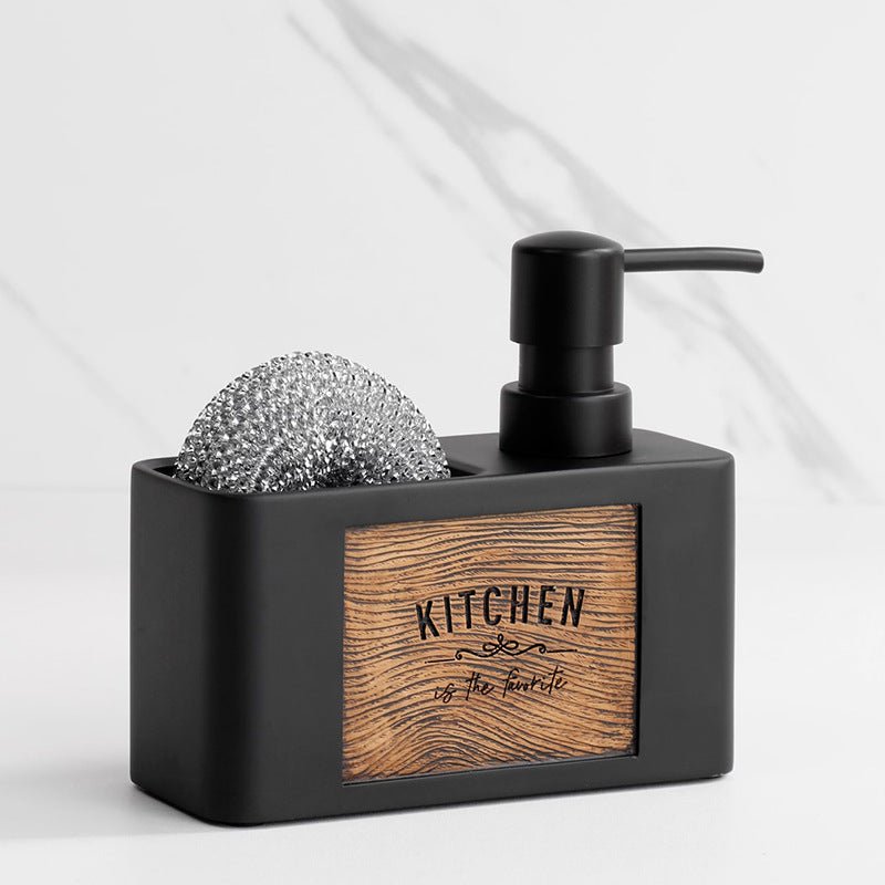 Hommfer – Distributeur de Savon Élégant avec Support Pratique pour Éponge - Hommfer