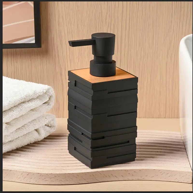 Hommfer – Distributeur de Savon Élégant en Noir Mat - Hommfer