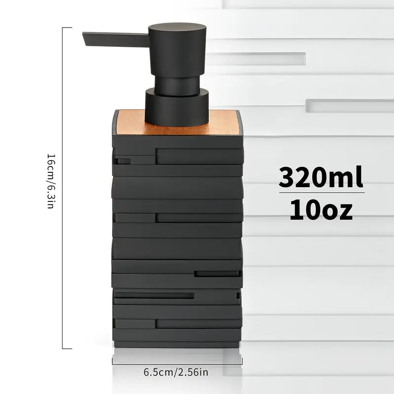 Hommfer – Distributeur de Savon Élégant en Noir Mat - Hommfer