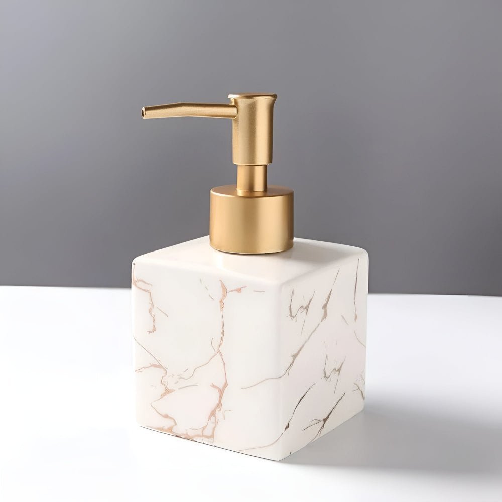 Hommfer – Distributeur de Savon en Céramique Marbrée - Hommfer