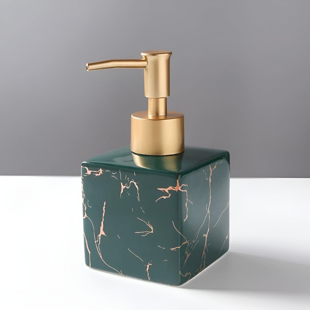 Hommfer – Distributeur de Savon en Céramique Marbrée - Hommfer