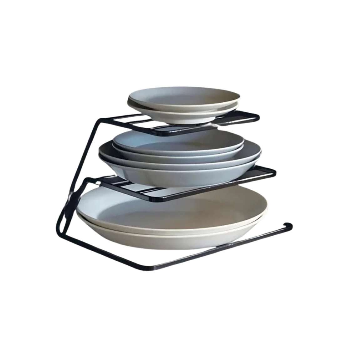 Hommfer – Égouttoir à Assiettes à Deux Niveaux - Hommfer