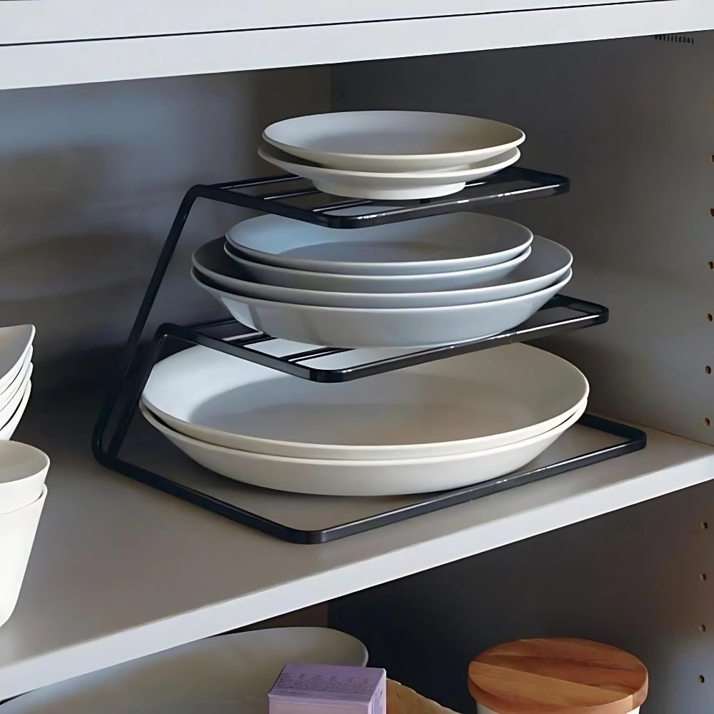 Hommfer – Égouttoir à Assiettes à Deux Niveaux - Hommfer