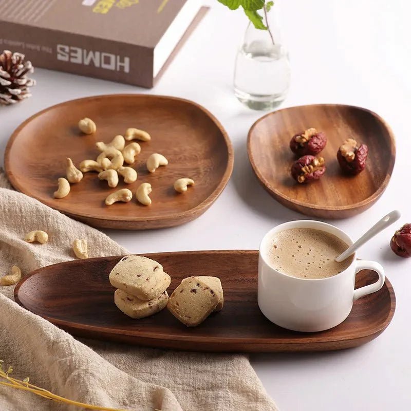 Hommfer - Ensemble de Bols de Service en Bois – 5 Pièces pour Snacks et Délices - Hommfer