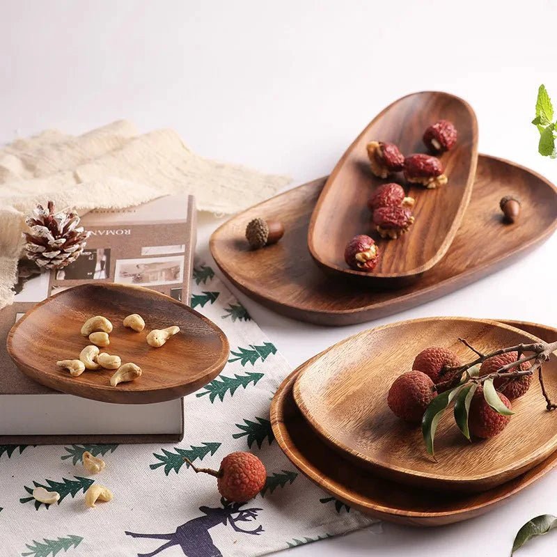 Hommfer - Ensemble de Bols de Service en Bois – 5 Pièces pour Snacks et Délices - Hommfer