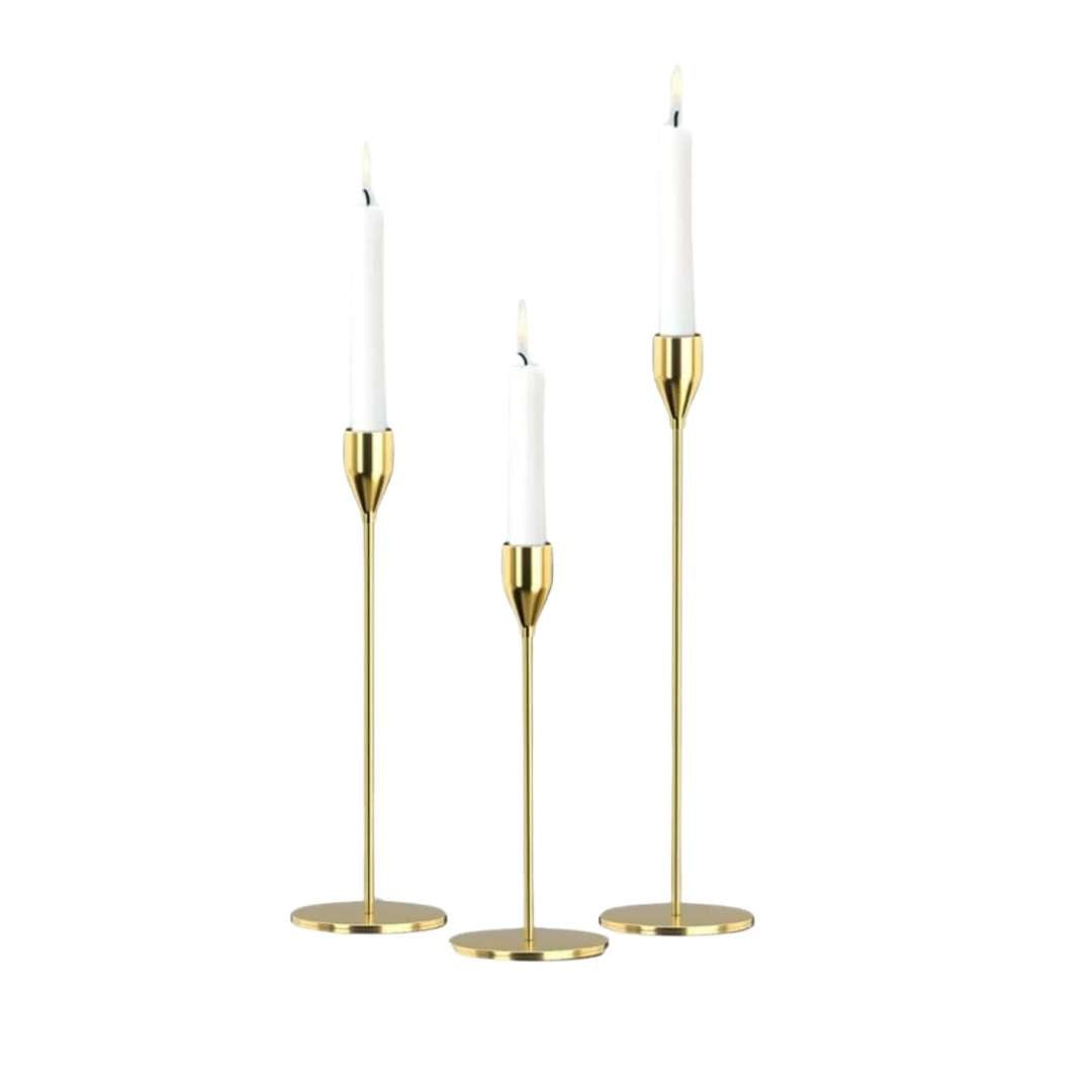 Hommfer – Ensemble de Bougeoirs en Métal 3 Pièces - Hommfer