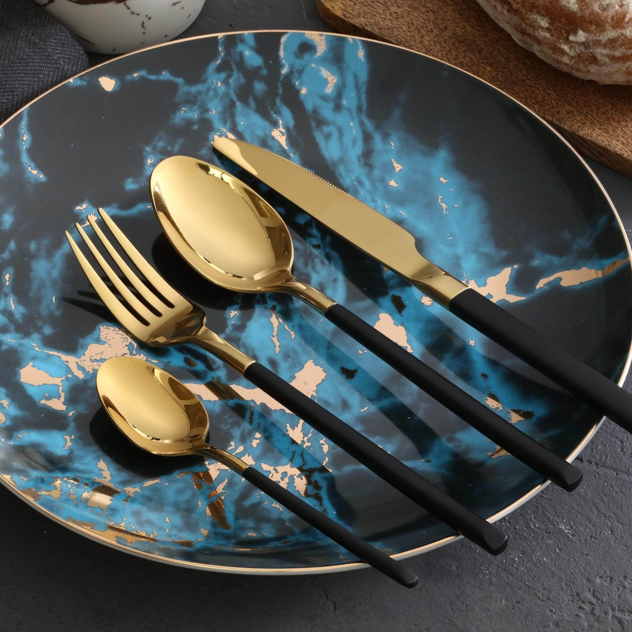 Hommfer – Ensemble de Couverts Inspiré du Style Italien en Acier Inoxydable - Hommfer