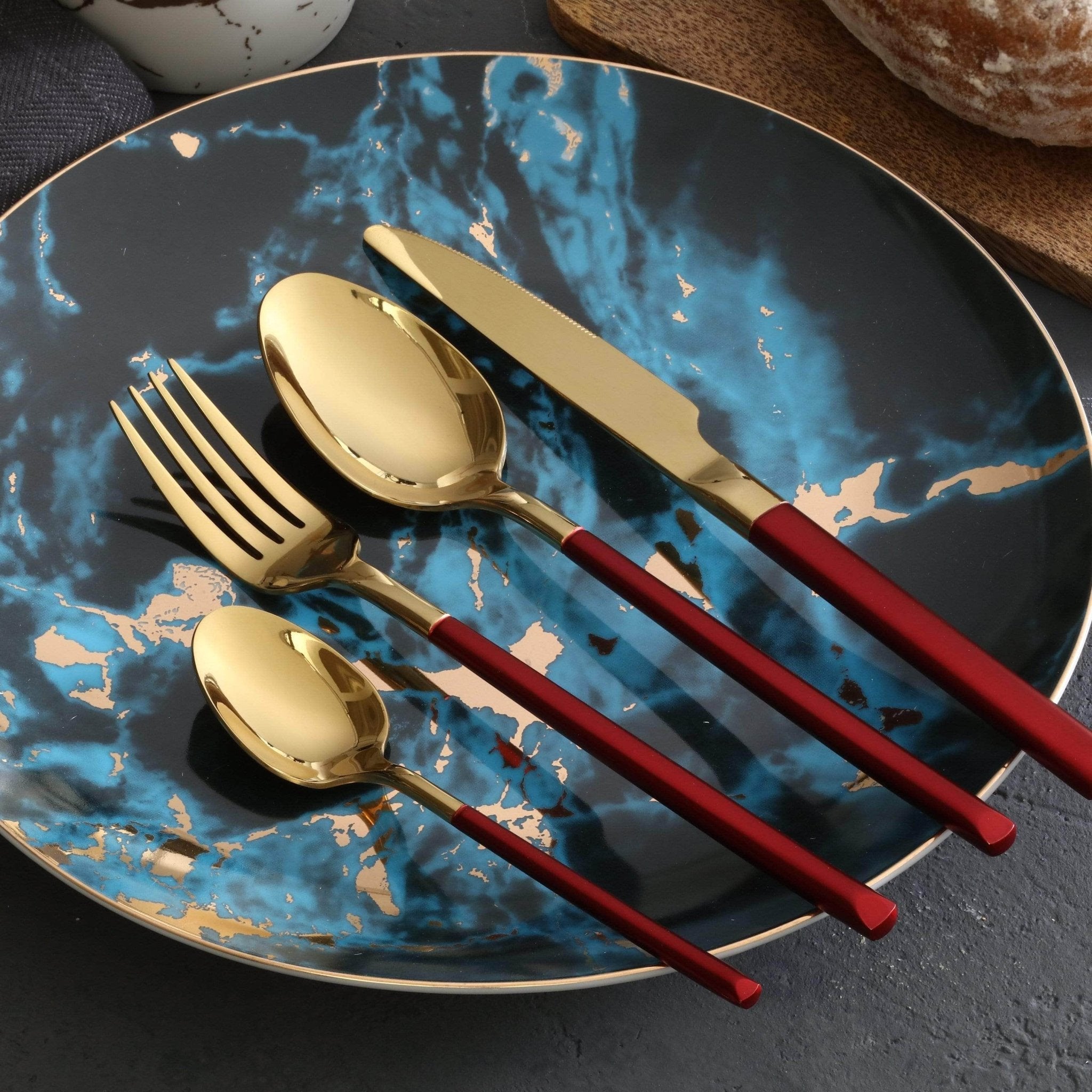 Hommfer – Ensemble de Couverts Inspiré du Style Italien en Acier Inoxydable - Hommfer