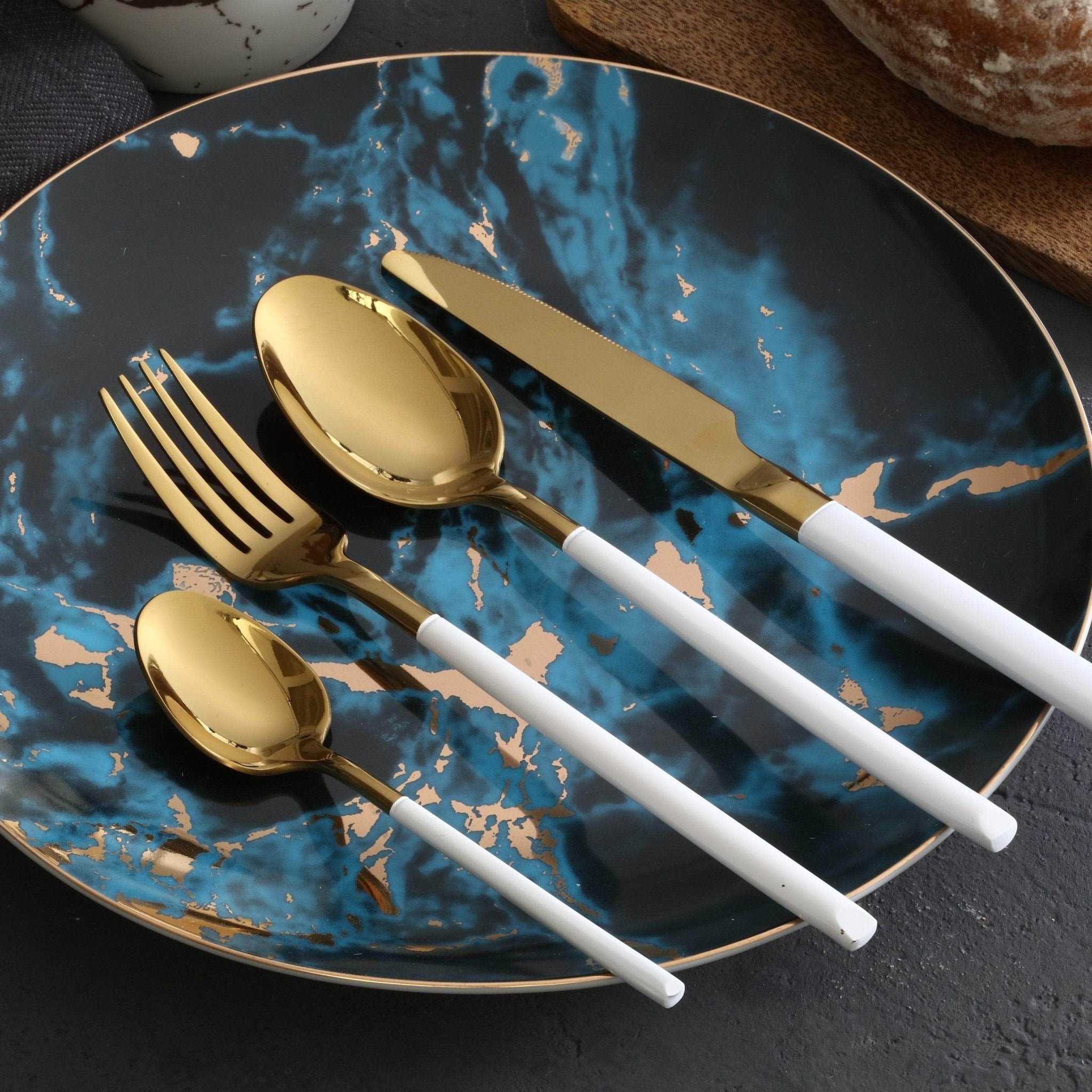 Hommfer – Ensemble de Couverts Inspiré du Style Italien en Acier Inoxydable - Hommfer