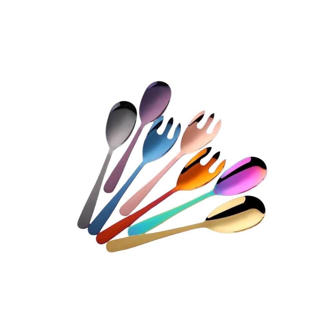Hommfer – Ensemble de cuillères de service en acier inoxydable - Hommfer