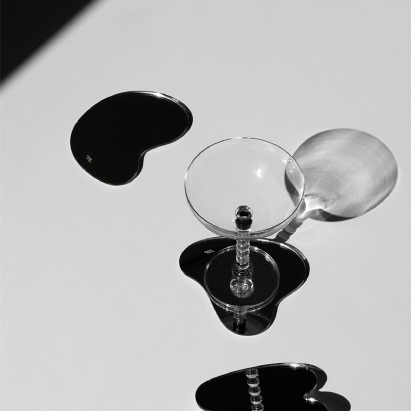 Hommfer – Ensemble de Dessous de Verre et Plateaux Miroirs - Hommfer