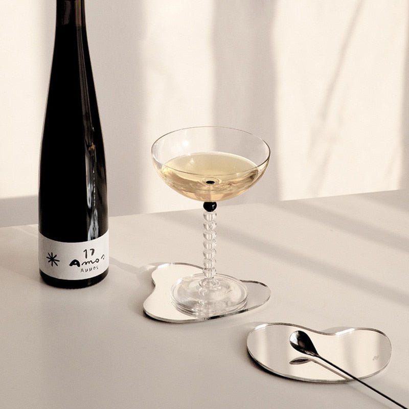 Hommfer – Ensemble de Dessous de Verre et Plateaux Miroirs - Hommfer
