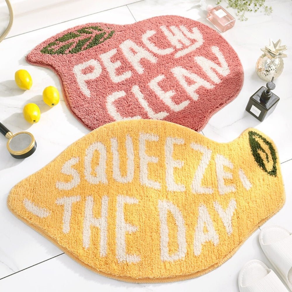 Hommfer – Ensemble de tapis de bain doux et absorbants avec messages amusants - Hommfer