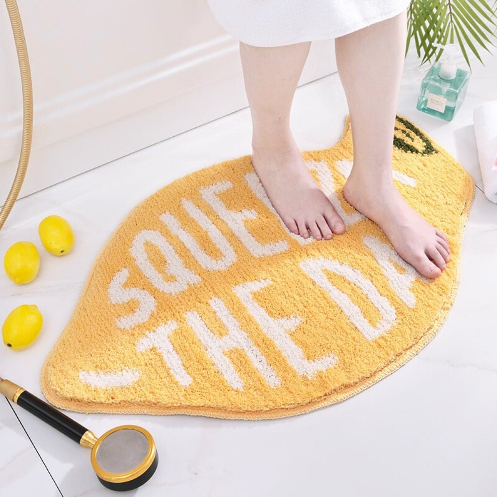 Hommfer – Ensemble de tapis de bain doux et absorbants avec messages amusants - Hommfer