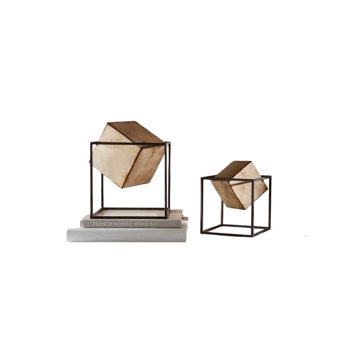 Hommfer – Ensemble Déco Cubes Dorés x3 - Hommfer