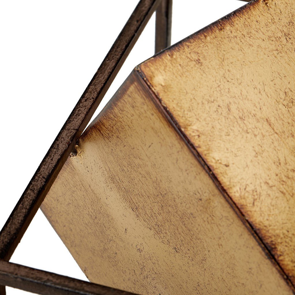 Hommfer – Ensemble Déco Cubes Dorés x3 - Hommfer