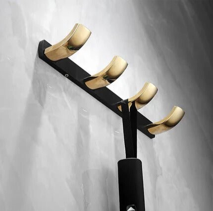Hommfer – Ensemble Doré et Noir pour Salle de Bain - Hommfer