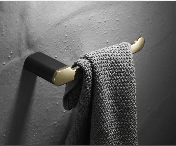 Hommfer – Ensemble Doré et Noir pour Salle de Bain - Hommfer