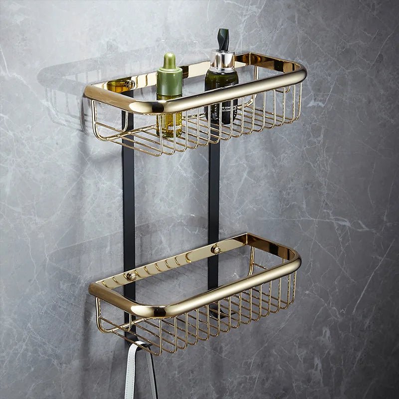 Hommfer – Ensemble Doré et Noir pour Salle de Bain - Hommfer