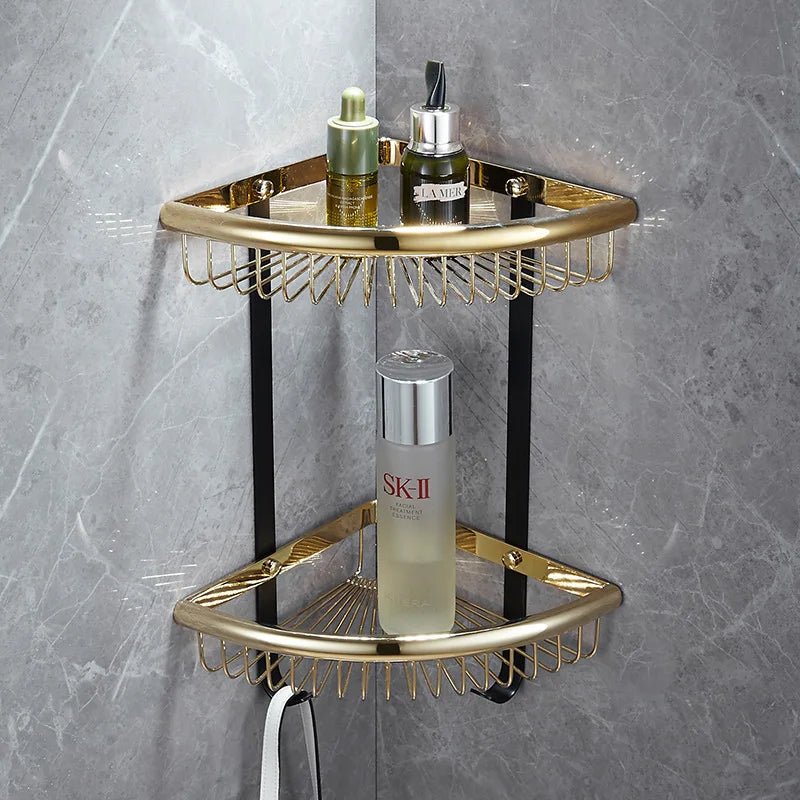 Hommfer – Ensemble Doré et Noir pour Salle de Bain - Hommfer