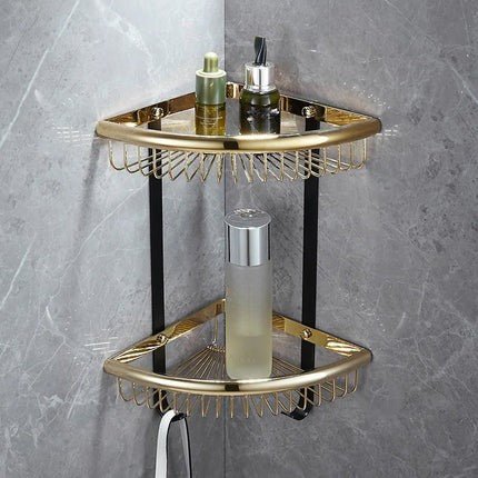 Hommfer – Ensemble Doré et Noir pour Salle de Bain - Hommfer