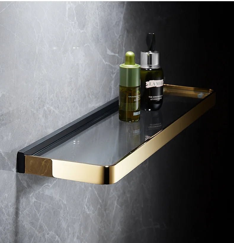 Hommfer – Ensemble Doré et Noir pour Salle de Bain - Hommfer