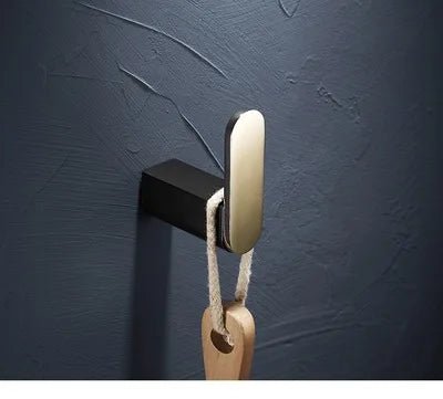 Hommfer – Ensemble Doré et Noir pour Salle de Bain - Hommfer